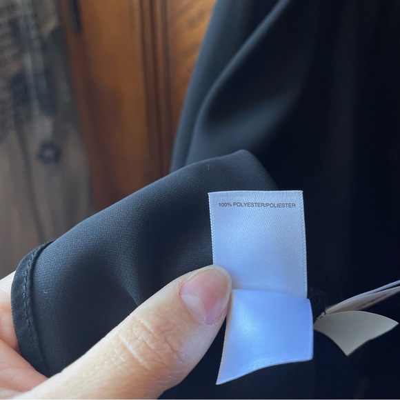 Rachel Black V-Neck High-Low Top XS - Picture 7 of 11